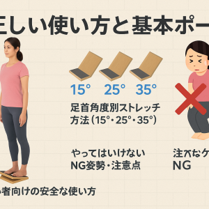 スラントボードの使い方と注意点